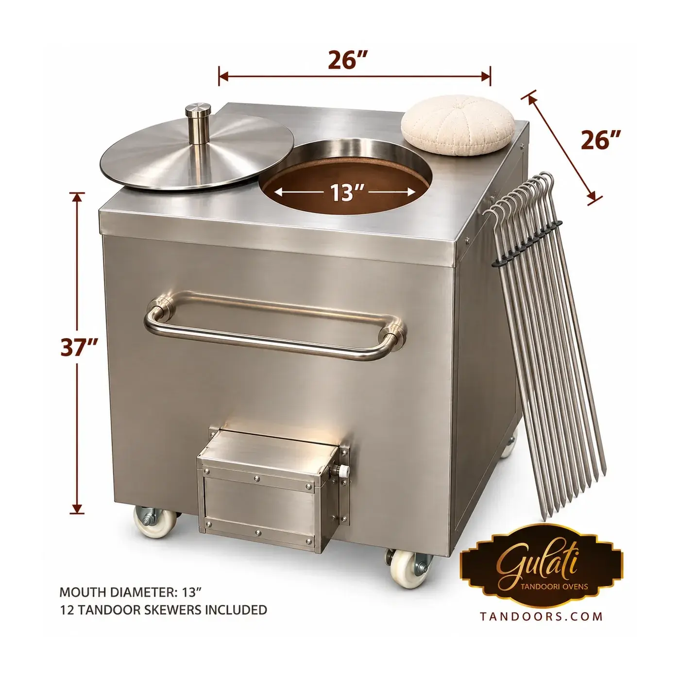 26″ × 26″ NSF Restaurant Tandoor