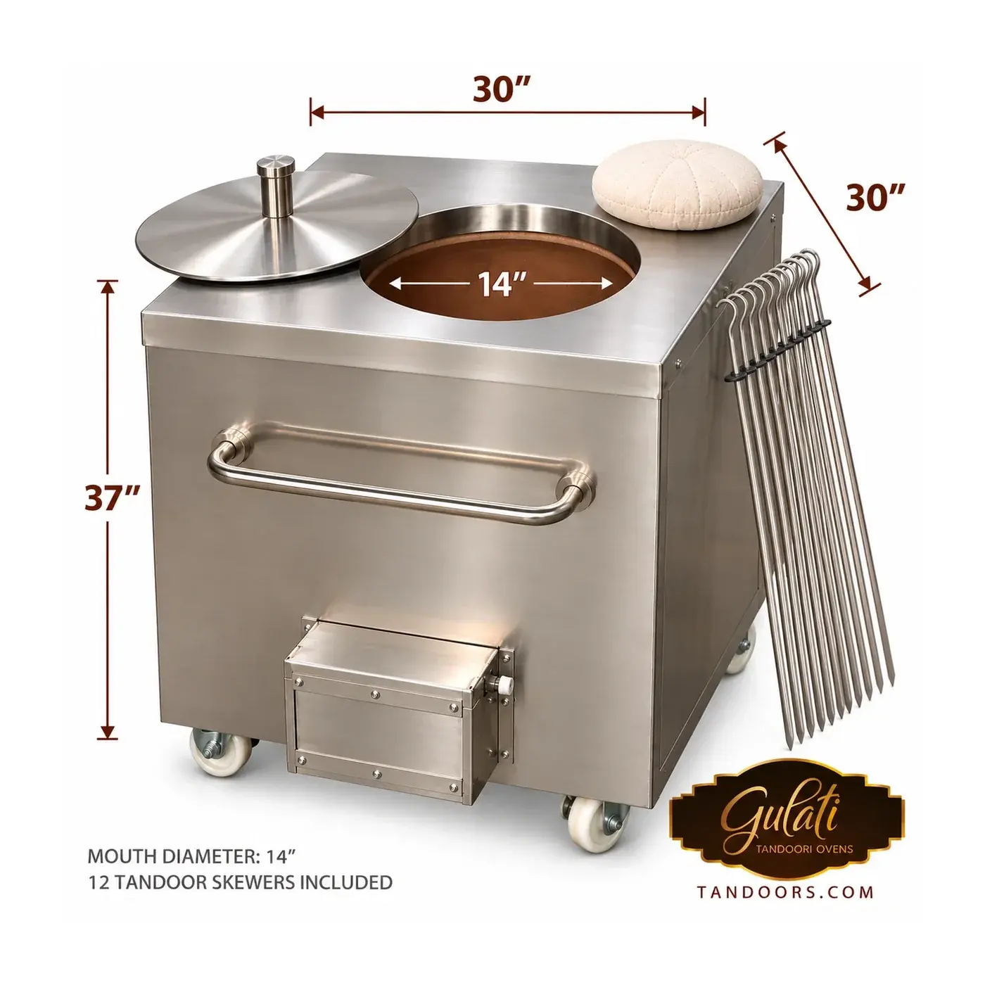 30″ × 30″ NSF Restaurant Tandoor