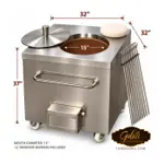 GULATI 32″ × 32″ NSF commercial tandoor oven - 100,000 BTU gas clay tandoor for restaurants