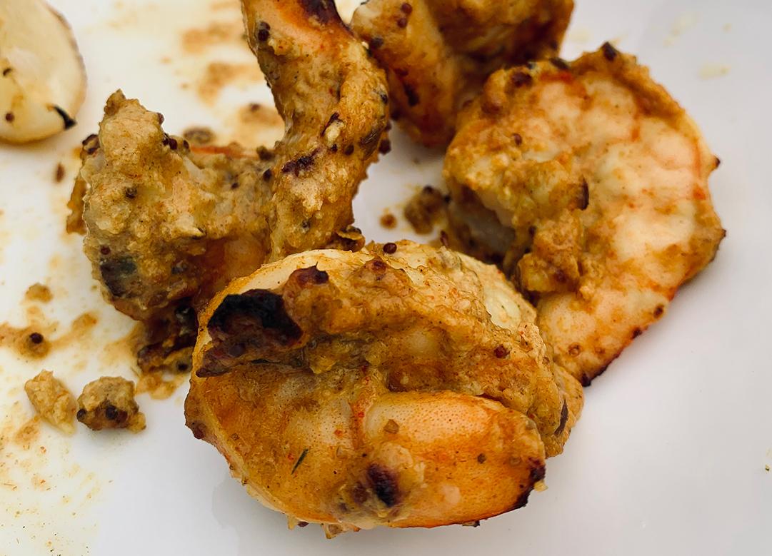 In-Tandoor Recipe: Tandoori Curry Leaf & Mustard Shrimp