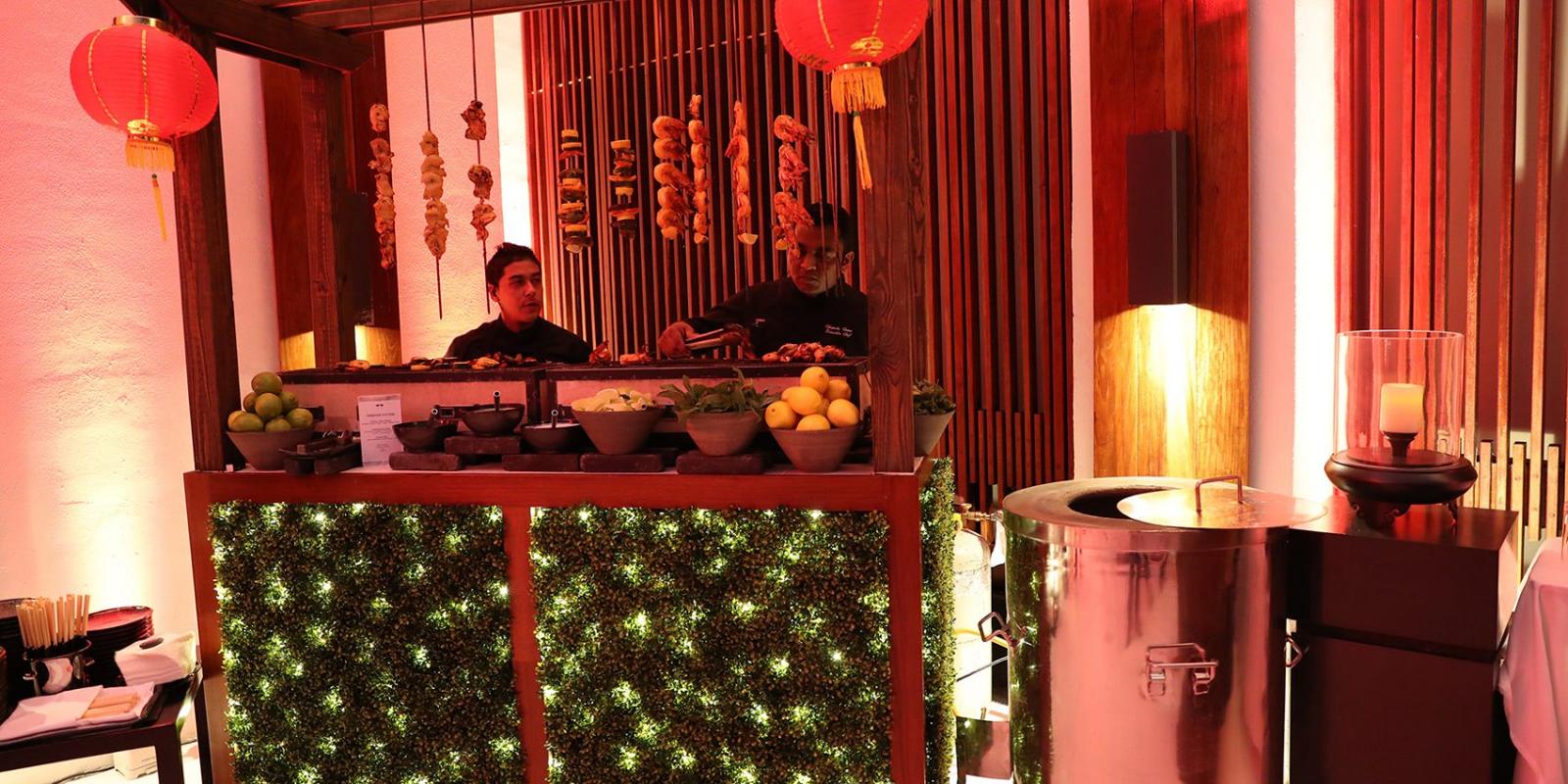 GULATI catering tandoor at The Setai