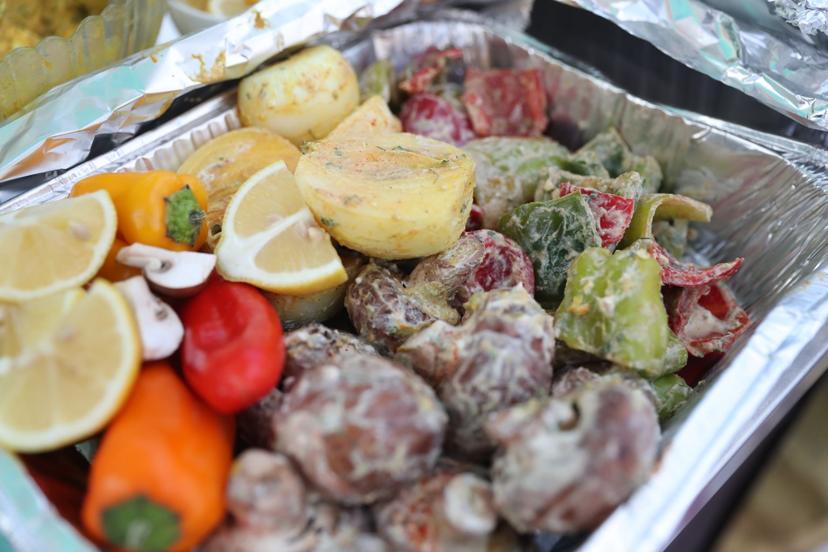 Veggies tray