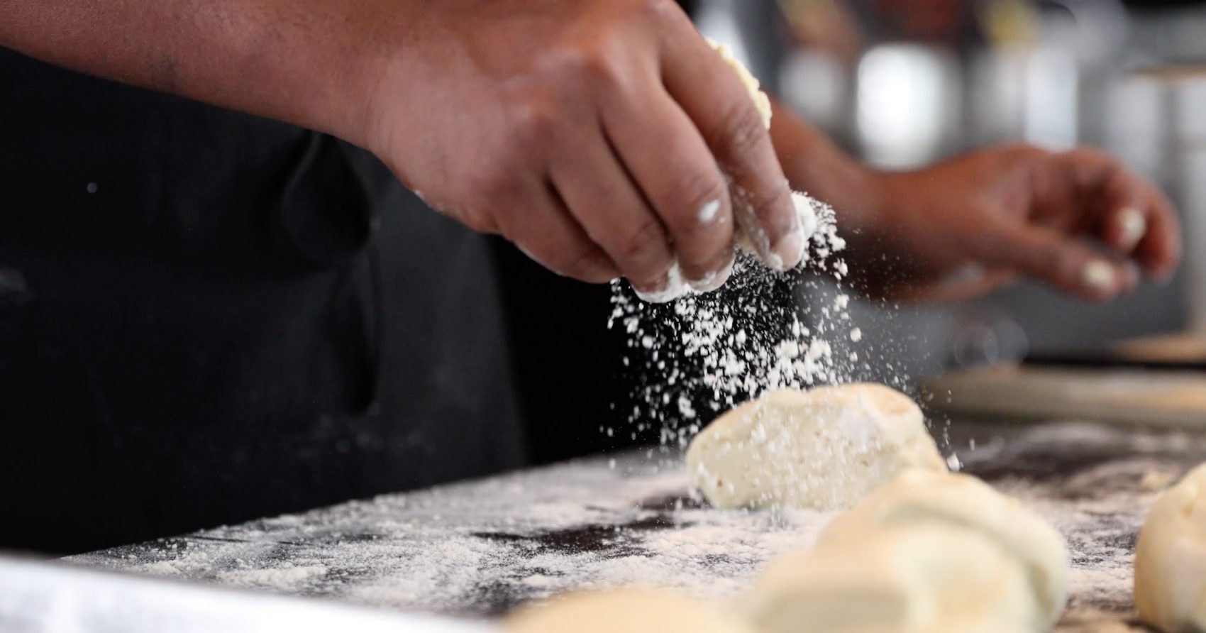 Preparation for naan cooked in GULATI Restaurant Tandoor at The Setai Miami Beach