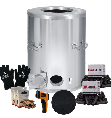 Home Tandoor Accessories - Extra Skewers, Tandoor Gloves, Weather Cover, CHARBLOX Charcoal, Propane Gas Burner, Natural Gas Burner
