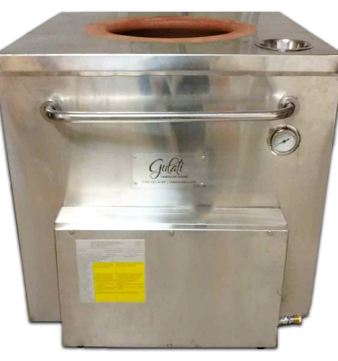 26" x 26" Commercial Tandoor Oven - 100,000 BTU Gas, NSF/ANSI, Clay Oven, Stainless Steel, Indian Restaurant Equipment